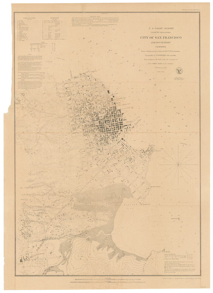 97233, City of San Francisco and its Vicinity, California, General Map Collection