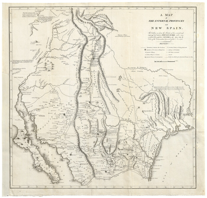 97239, A Map of the Internal Provinces of New Spain, Holcomb Digital Map Collection
