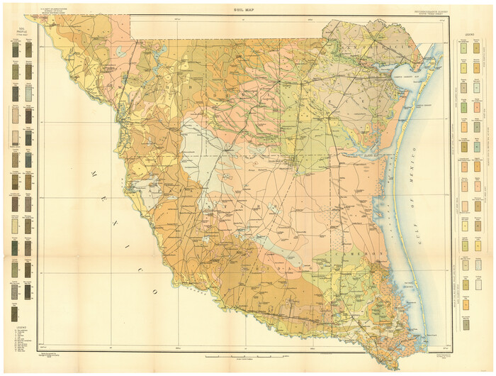 97267, Soil Map - Reconnoissance Survey - South Texas Sheet, General Map Collection
