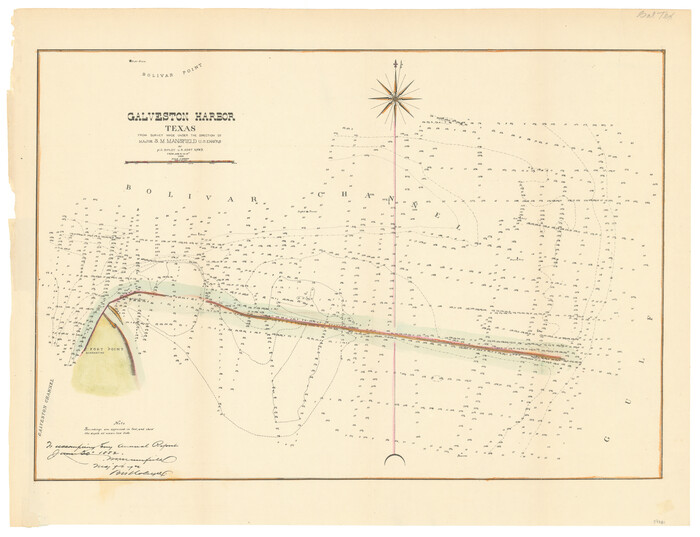 97281, Galveston Harbor, Texas, General Map Collection