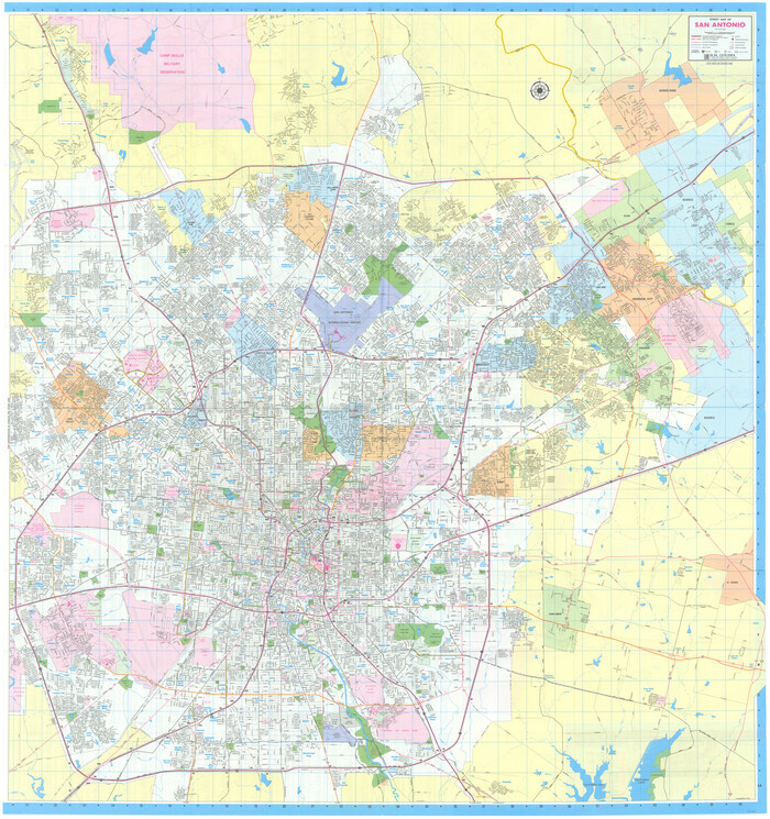 97286, San Antonio City Map, General Map Collection