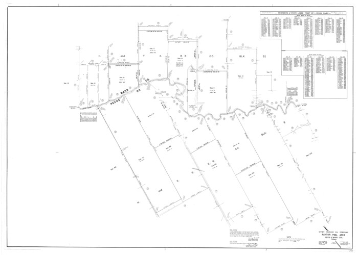 9732, Pecos County Rolled Sketch 139, General Map Collection