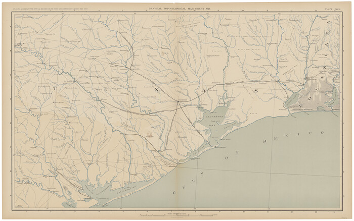 97526, General Topographical Map. Sheet XXII, Holcomb Map Collection