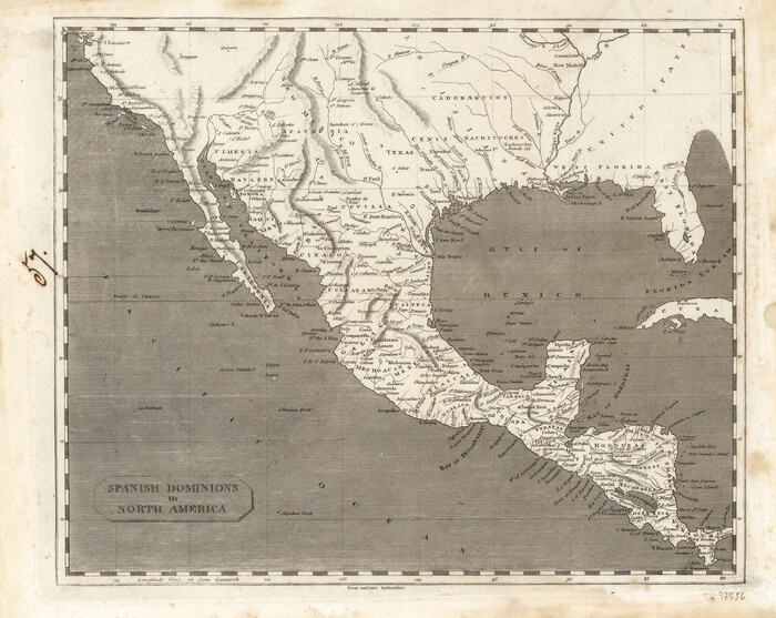 97556, Spanish Dominions in North America, General Map Collection
