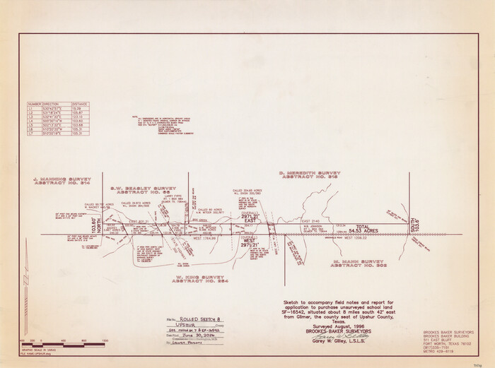 97578, Upshur County Rolled Sketch 8, General Map Collection