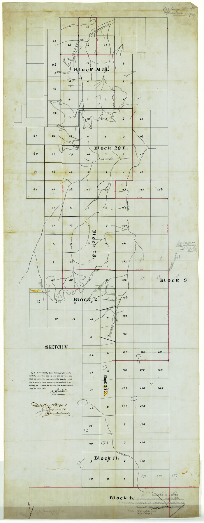 9759, Potter County Rolled Sketch 5, General Map Collection