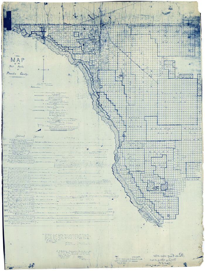 9763, Presidio County Rolled Sketch 13, General Map Collection
