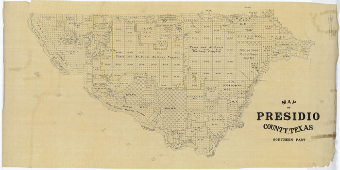 9768, Presidio County Rolled Sketch 31, General Map Collection
