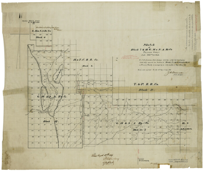 9769, Presidio County Rolled Sketch A-1, General Map Collection
