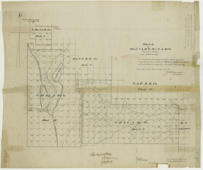 9769, Presidio County Rolled Sketch A-1, General Map Collection
