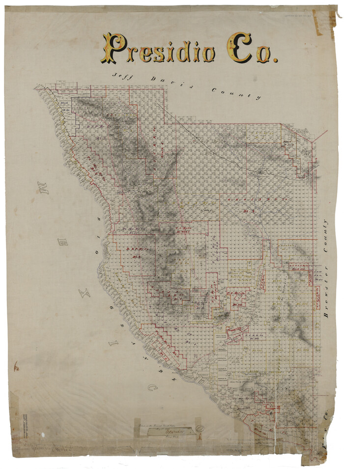 9772, Presidio County Rolled Sketch 33, General Map Collection