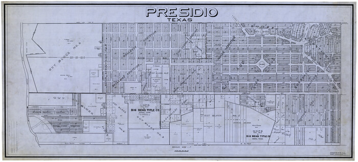 9804, Presidio County Rolled Sketch T-2, General Map Collection
