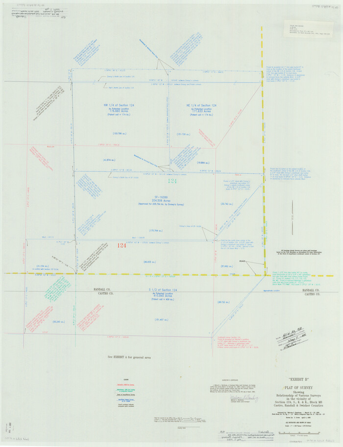 9810, Randall County Rolled Sketch 9B, General Map Collection