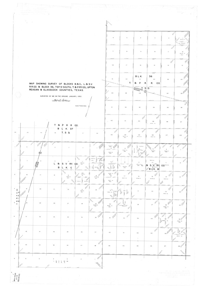 9821, Reagan County Rolled Sketch 27, General Map Collection