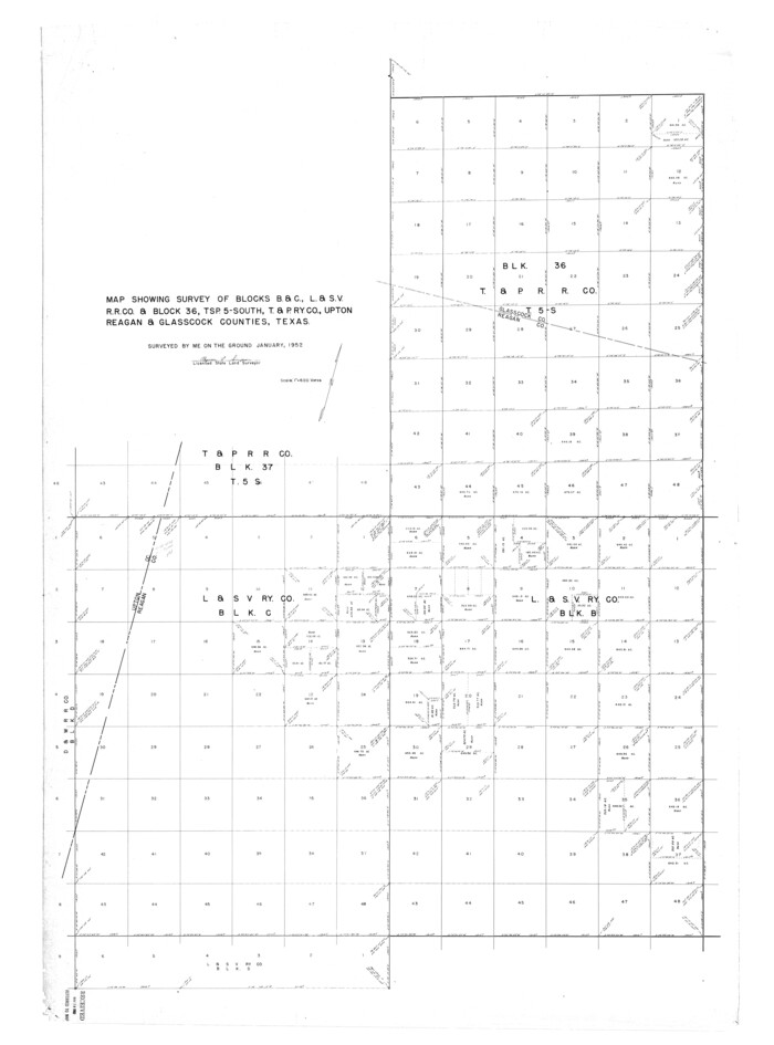 9822, Reagan County Rolled Sketch 27A, General Map Collection