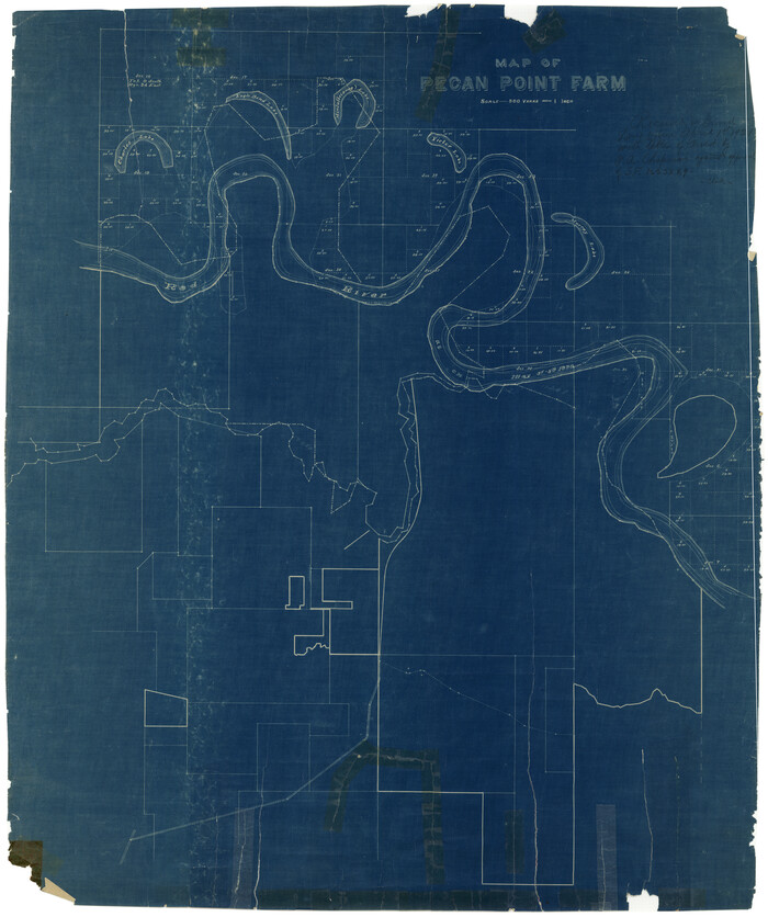 9840, Red River County Rolled Sketch 3, General Map Collection