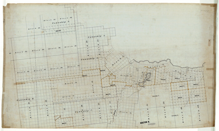 9846, Reeves County Rolled Sketch N, General Map Collection