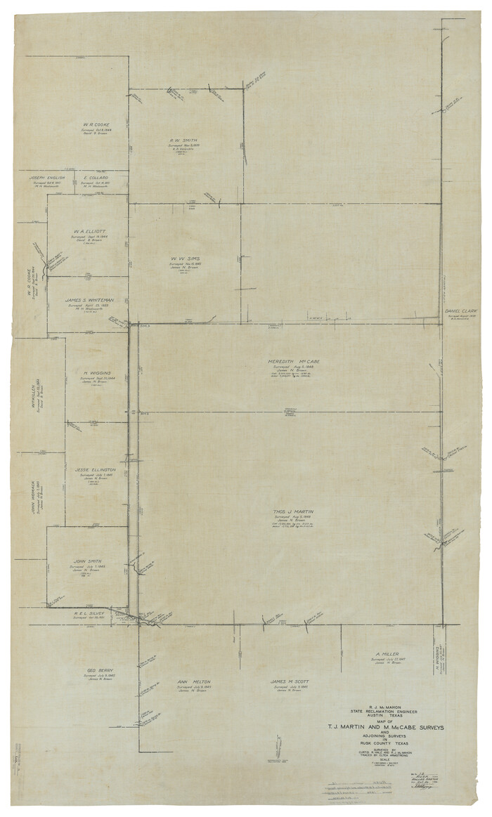 9878, Rusk County Rolled Sketch 12, General Map Collection
