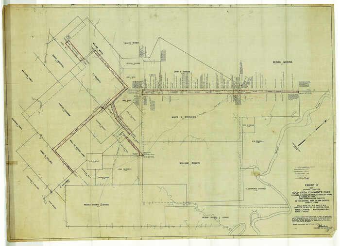 9882, San Jacinto County Rolled Sketch 10A, General Map Collection
