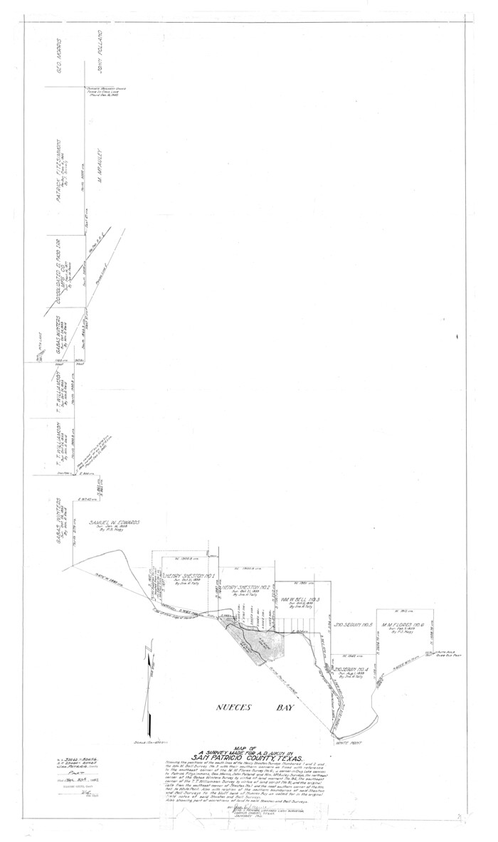 9896, San Patricio County Rolled Sketch 30 & 30A, General Map Collection