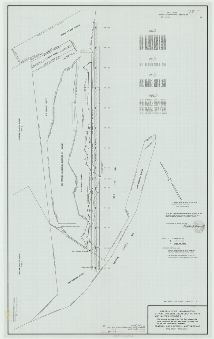 9903, San Patricio County Rolled Sketch 48, General Map Collection