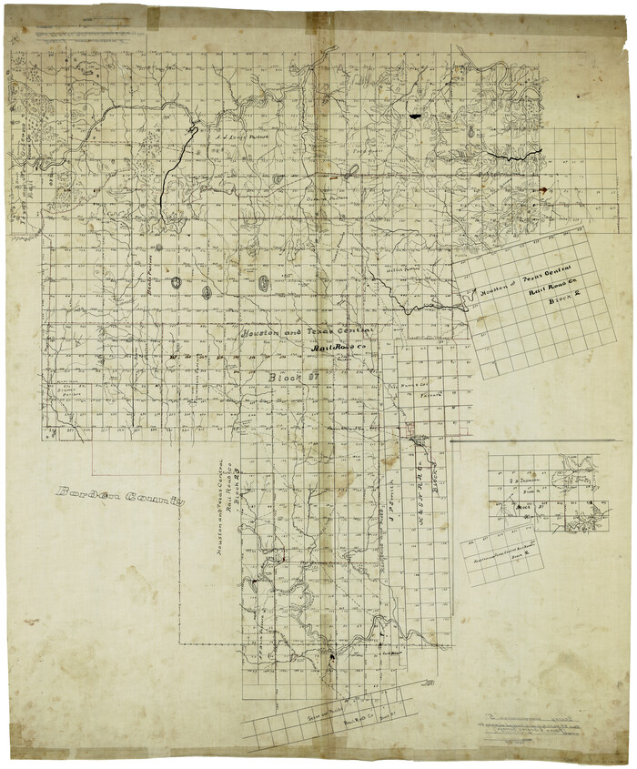 9913, Scurry County Rolled Sketch 5, General Map Collection