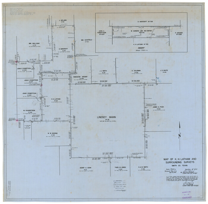 9935, Smith County Rolled Sketch 4, General Map Collection
