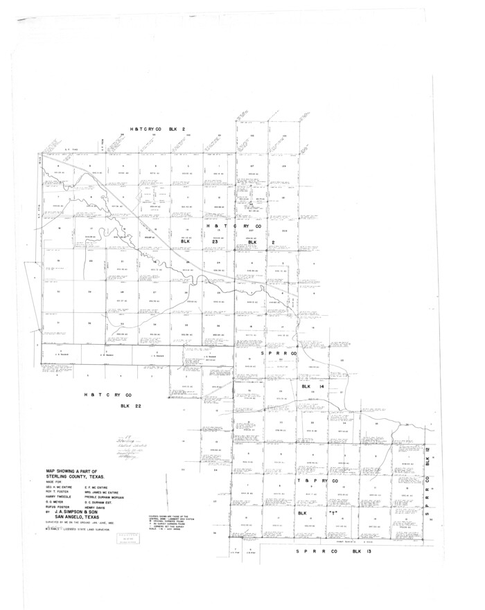 9949, Sterling County Rolled Sketch 17, General Map Collection