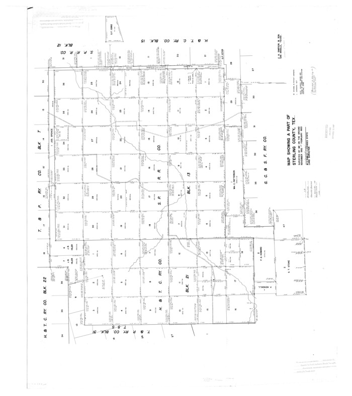 9951, Sterling County Rolled Sketch 19, General Map Collection