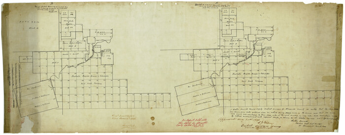 9957, Stonewall County Rolled Sketch A and B, General Map Collection