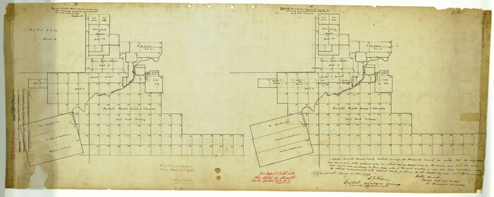 9957, Stonewall County Rolled Sketch A and B, General Map Collection