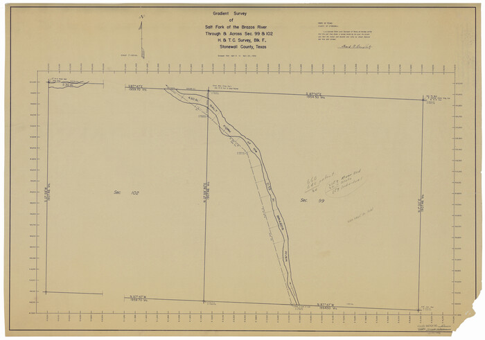 9966, Stonewall County Rolled Sketch 27, General Map Collection