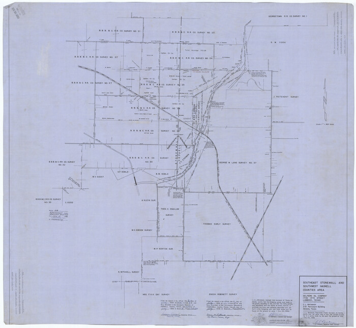 9967, Stonewall County Rolled Sketch 28, General Map Collection