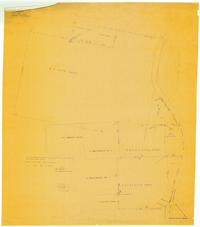9969, Stonewall County Rolled Sketch 29, General Map Collection