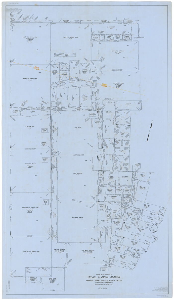 9986, Taylor County Rolled Sketch 23, General Map Collection
