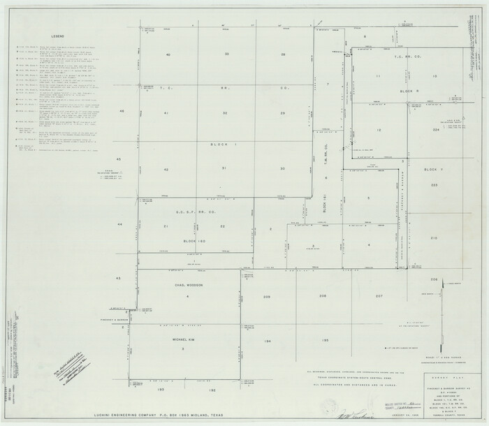 9992, Terrell County Rolled Sketch 56, General Map Collection