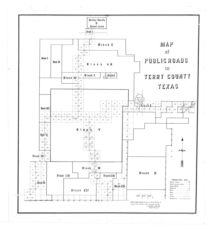9994, Terry County Rolled Sketch 4, General Map Collection