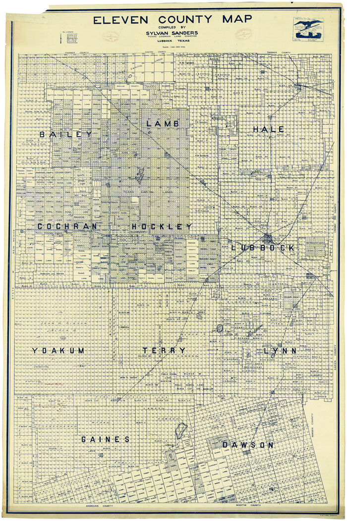 9995, Terry County Rolled Sketch 5, General Map Collection