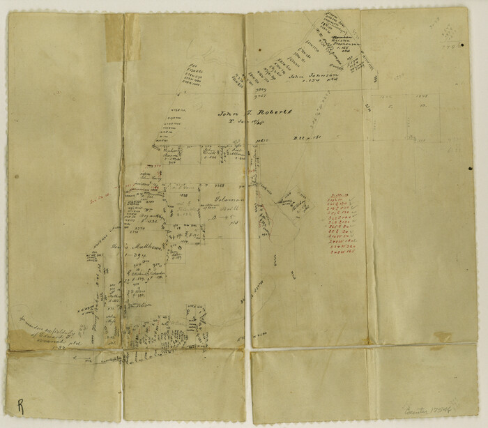 17546, Chambers County Sketch File 9, General Map Collection