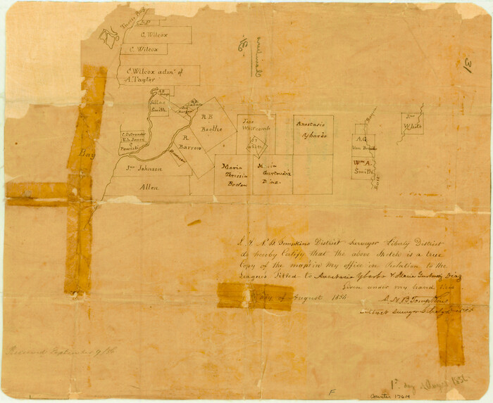 17614, Chambers County Sketch File 31, General Map Collection
