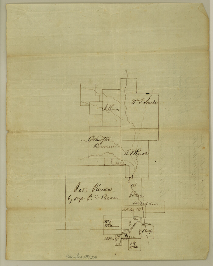 18128, Cherokee County Sketch File 7, General Map Collection