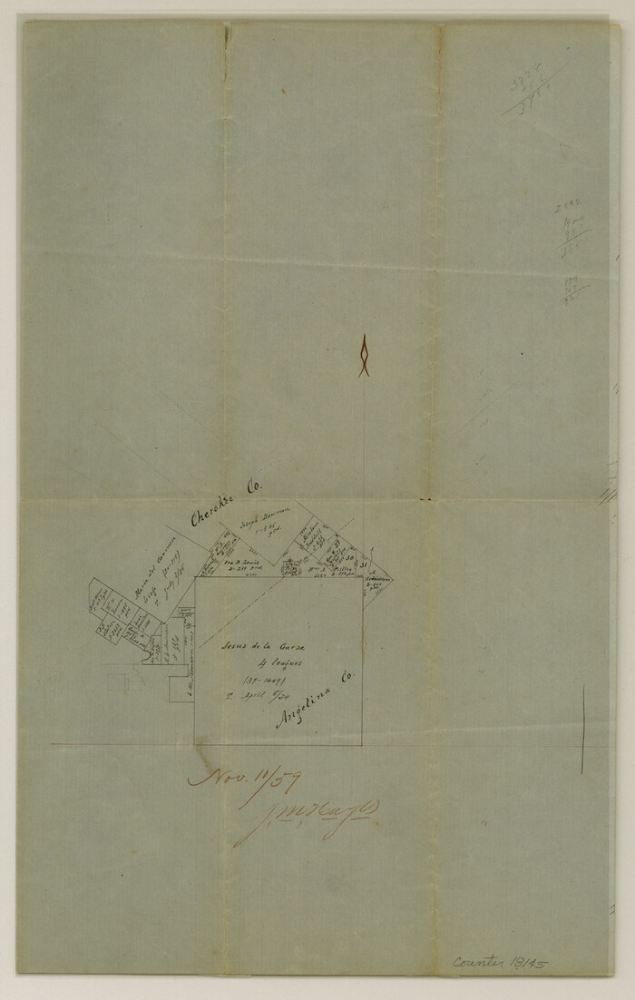 18145, Cherokee County Sketch File 13, General Map Collection