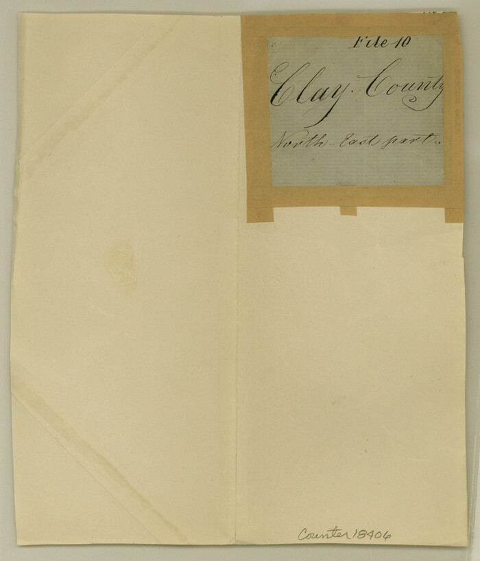 18406, Clay County Sketch File 10, General Map Collection