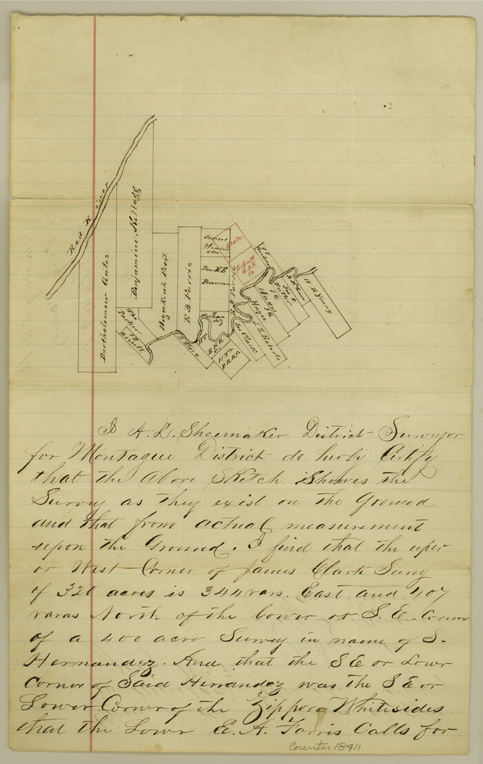18411, Clay County Sketch File 12, General Map Collection