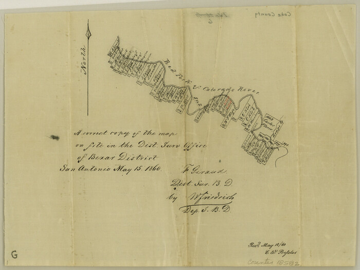 18582, Coke County Sketch File 6, General Map Collection