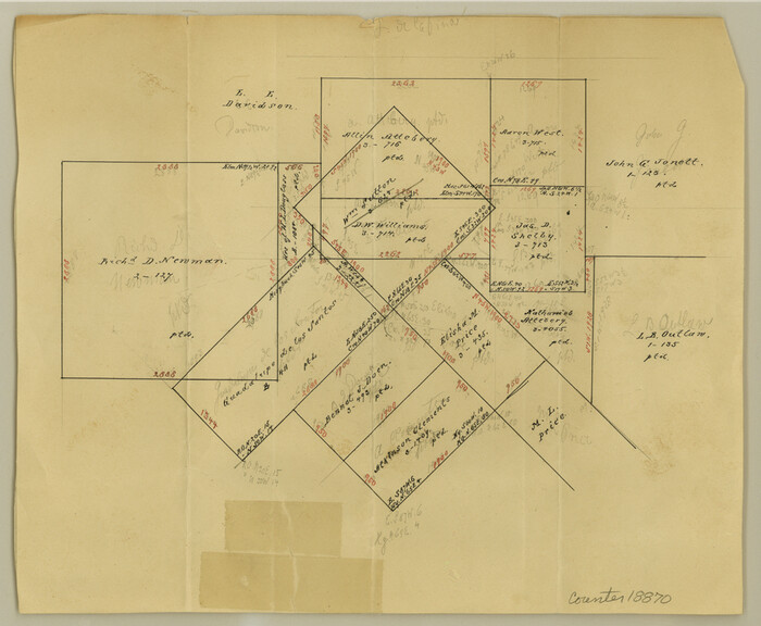 18870, Collin County Sketch File 9, General Map Collection