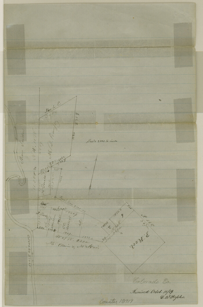 18919, Colorado County Sketch File 5, General Map Collection