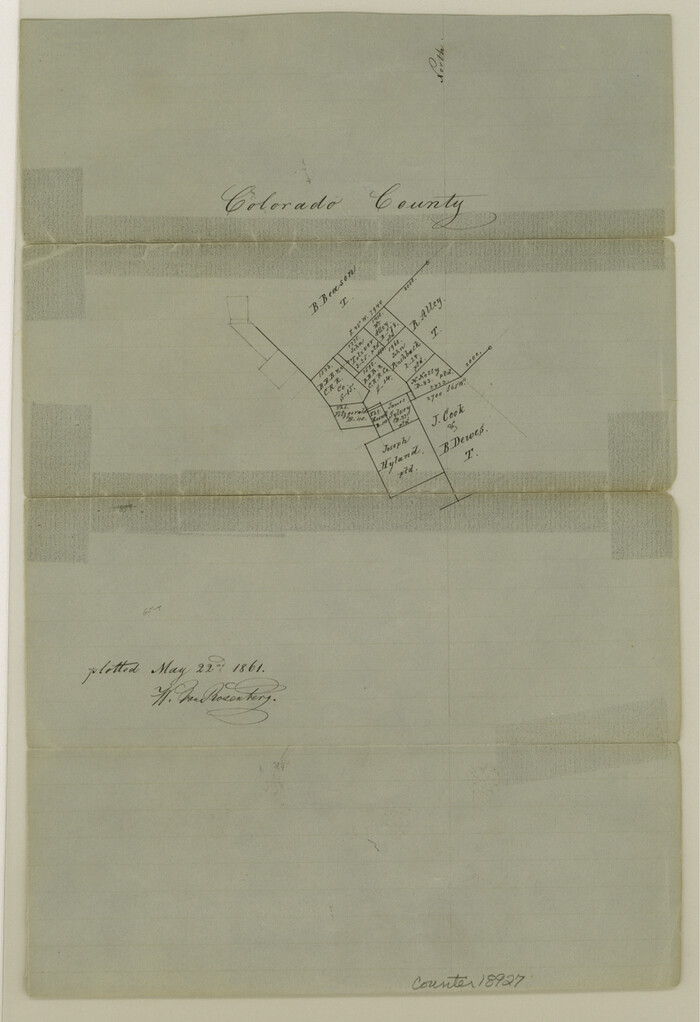 18927, Colorado County Sketch File 8, General Map Collection