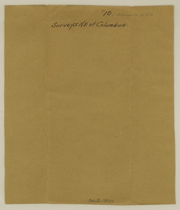 18929, Colorado County Sketch File 10, General Map Collection