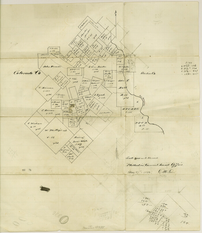 18935, Colorado County Sketch File 11, General Map Collection